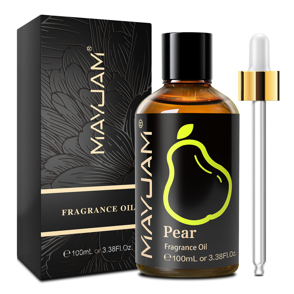 MAYJAM 100ML/3.38FL.OZ Pear Fragrance Oil for Diffuser, Candles, Soaps, Perfume, Aromatherapy