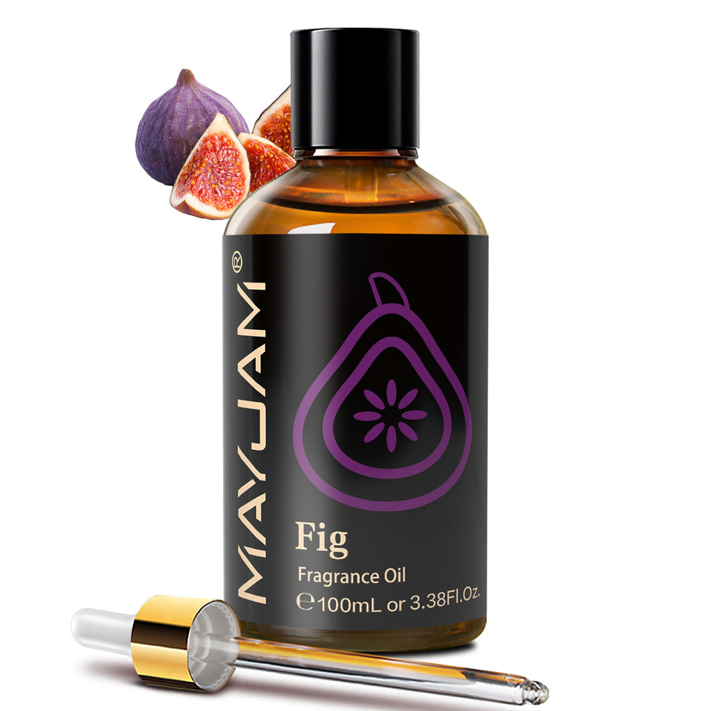 MAYJAM 100ML/3.38FL.OZ Fig Fragrance Oils for Diffusers for Home, Long Lasting Scented Oils for Diffusers, Skin Care, Bath