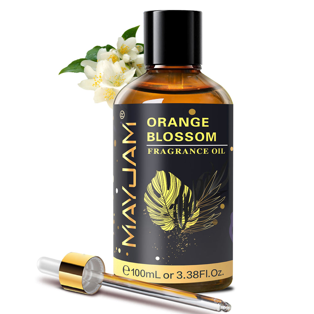 Orange Blossom Fragrance Oil, Premium Fragrance Oil, for Humidifier, DIY Candle & Soap Making Scent, Aromatherapy Diffuser Oils Set (100ML)