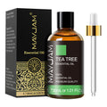 MAYJAM 30ML Tea Tree Essential Oils for Hair & Skin Care, Massage, Relaxation, Yoga, Aromatherapy Diffusers for Home and Office