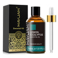 MAYJAM Lemon Eucalyptus Essential Oil 1.01 Fl Oz, 100% Natural Oil for Hair, Face, Skin Care, Diffuser, Aromatherapy, Scalp, Body Massage, Soap and Candle Making