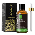MAYJAM Pure Basil Essential Oil, 100ML, Therapeutic Grade, for use with Oil Diffusers, Potpourri, and Wicking Fragrance Diffusers
