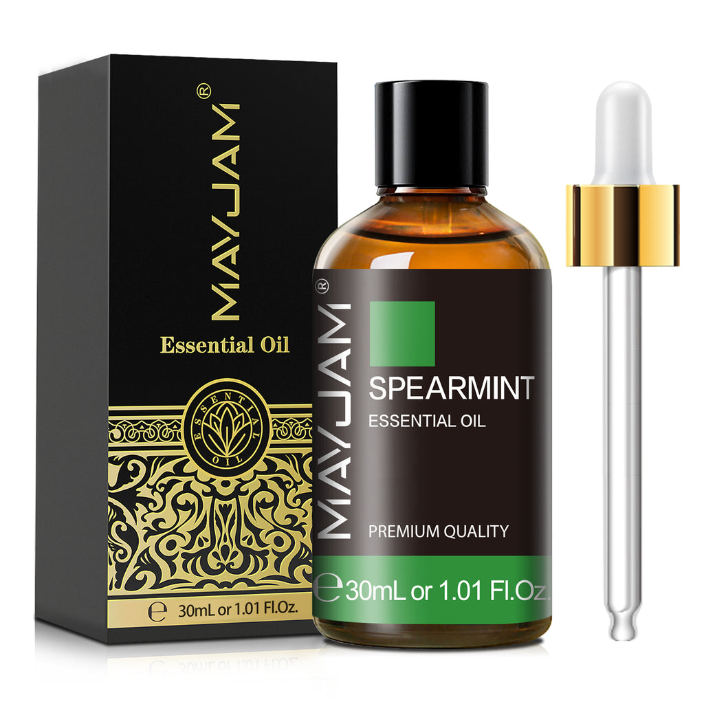 MAYJAM Pure Spearmint Essential Oil,30ML, Therapeutic Grade, for use with Oil Diffusers, Potpourri, and Wicking Fragrance Diffusers