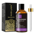MAYJAM Lavender Essential Oil - 1.01 Fl Oz - 100% Pure and Natural - Premium Grade with Glass Dropper