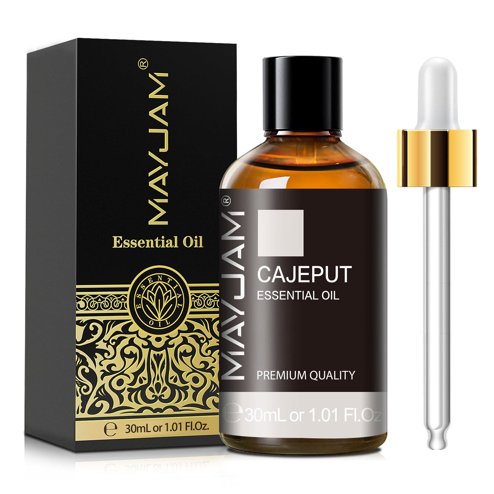 MAYJAM Cajeput Essential Oil 1.01 oz 100% Pure Undiluted Therapeutic Grade.