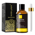 MAYJAM 100ML Essential Oils for Skin, 100% Pure And Natural Lemon Essential Oil, Premium Grade Essential Oils for Diffuser, Aromatherapy, Soap And Candle Making