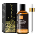 MAYJAM Sweet Orange Essential Oil 100% Natural Sweet Orange Oil for Hair Care, Home Diffusers, Skin, Aromatherapy, Massage and Humidifiers, 3.38 Fl Oz