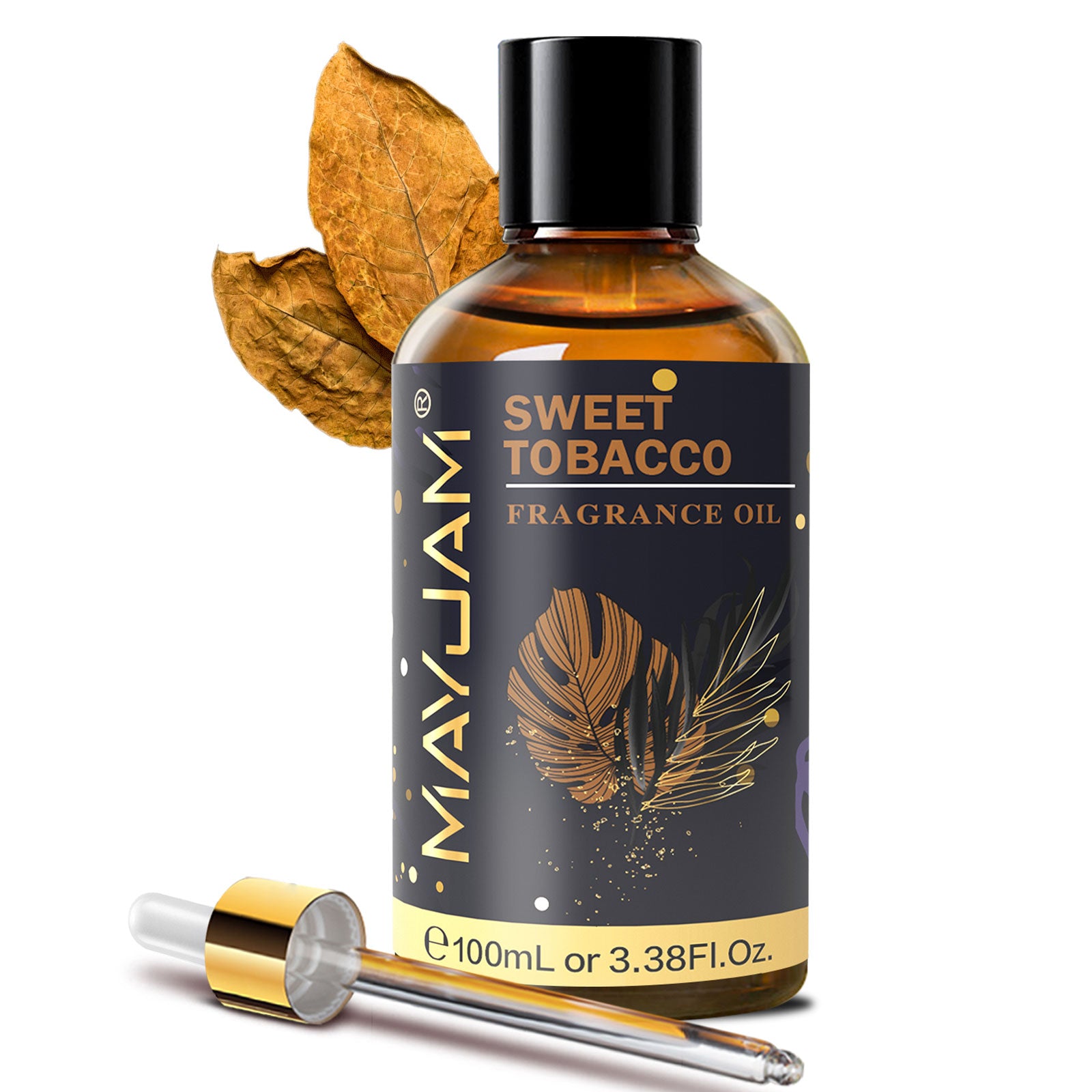 Fragrance Oil, Premium Sweet Tobacco Fragrance Oil, for Humidifier, DIY Candle & Soap Making Scent, Aromatherapy Diffuser Oils Set (100ML)