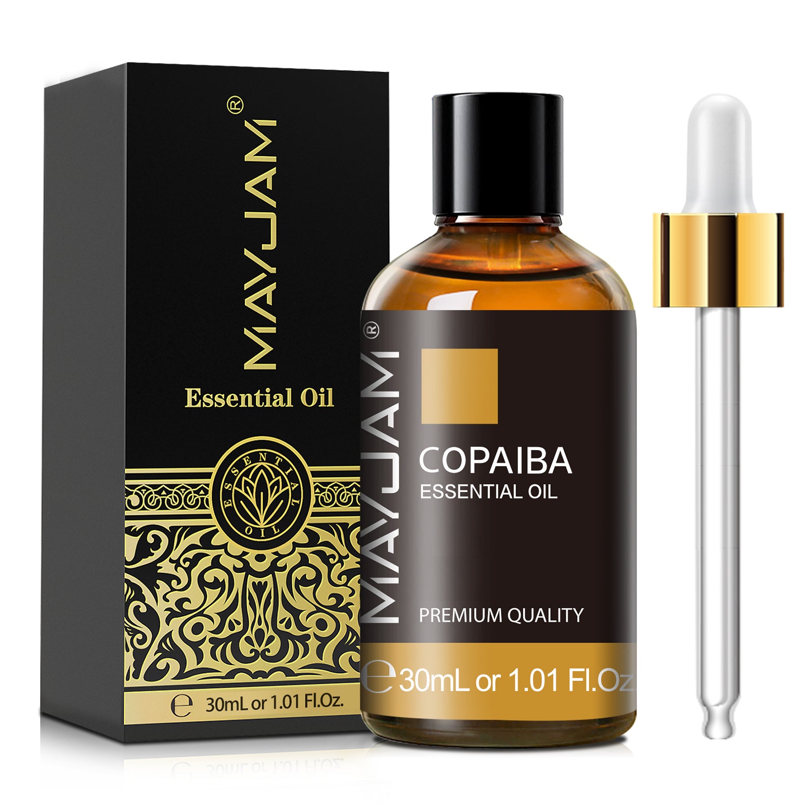 MAYJAM Copaiba Oleoresin 30 mL (1 oz) Pure, Undiluted