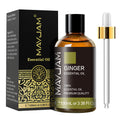 MAYJAM Pure Ginger Essential Oil,100ML, Therapeutic Grade, for use with Oil Diffusers, Potpourri, and Wicking Fragrance Diffusers