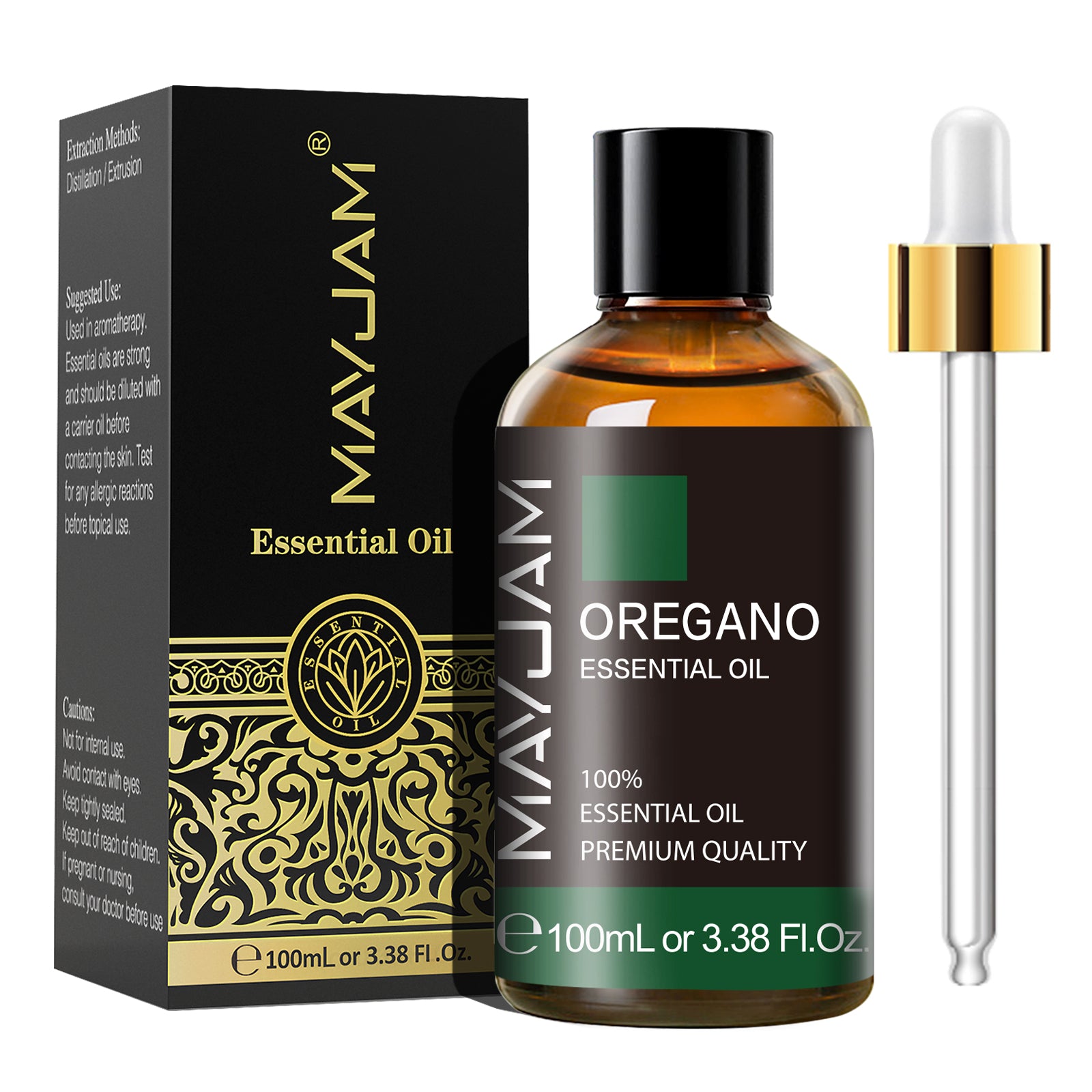MAYJAM Pure Essential Oil, Oregano, 100ML, Therapeutic Grade, for use with Oil Diffusers, Potpourri, and Wicking Fragrance Diffusers