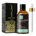 MAYJAM 3.38 Fl Oz Eucalyptus Essential Oil with Glass Dropper, 100% Pure and Natural Eucalyptus Oils for Diffuser, Aromatherapy, Soap and Candle Making