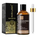 MAYJAM 100ML Sandalwood Essential Oils, 3.38FL.OZ Pure Essential Oils Perfect for Aromatherapy Diffuser, Skin Care, Yoga, DIY Candle and Soap Making