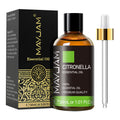 MAYJAM Citronella Essential Oil 100% Natural Citronella Oil for Hair Care, Home Diffusers, Skin, Aromatherapy, Massage and Humidifiers, 1.01 Fl Oz