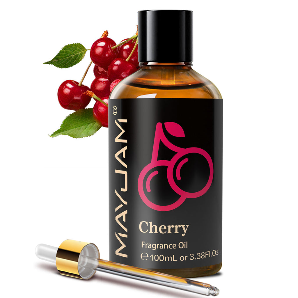 MAYJAM 100ML/3.38FL.OZ Cherry Fragrance Oils for Candle Making, Freshie Scents, Soap Making Supplies, Diffuser Oil Scents
