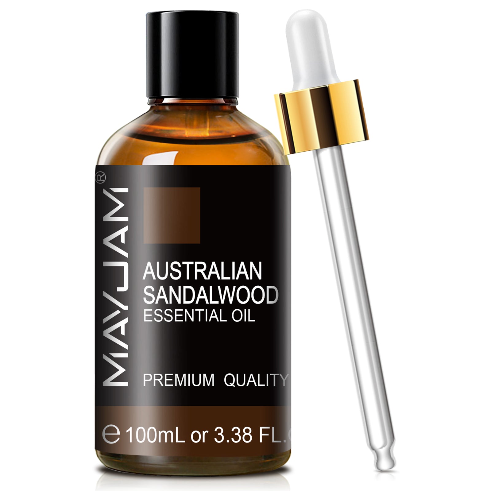 MAYJAM 100ML Australian Sandalwood Essential Oil for Skin 100% Pure Natural Oil for Hair, Face, Candle Making