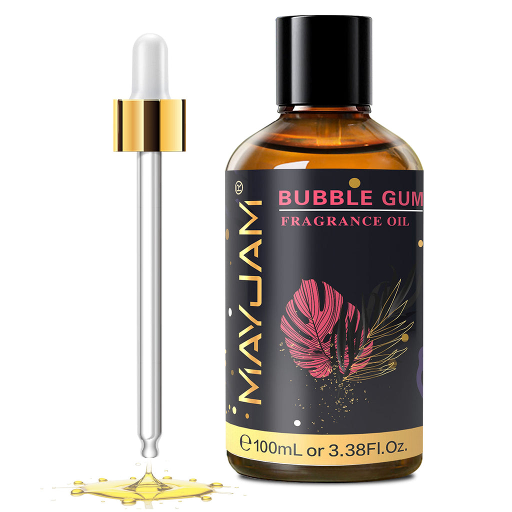 MAYJAM 100ML/3.38FL.OZ Bubble Gum Fragrance Oil for Diffuser, Candles, Soaps, Lotions, Perfume