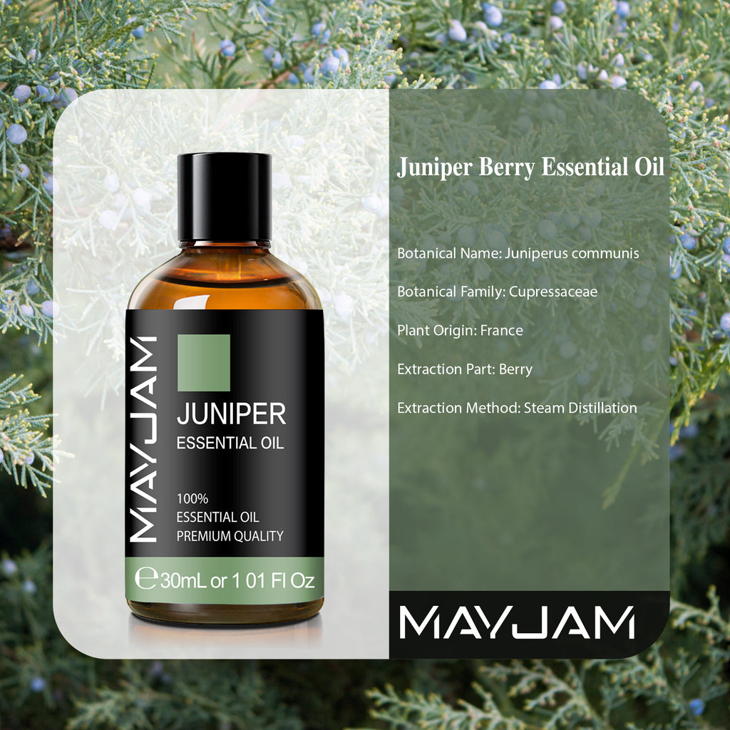 MAYJAM Pure Juniper Essential Oil, 30ML, Premium Grade, for use with Oil Diffusers, Potpourri, and Aromatherapy