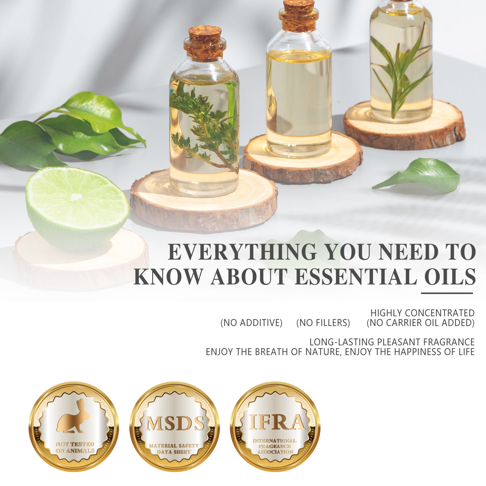 MAYJAM 3.38 Fl Oz Vanilla Essential Oil for Hair, Skin, Diffuser, Aromatherapy, DIY Candle Making Scent