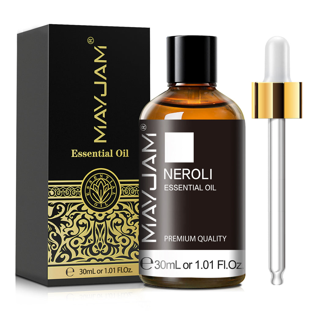 MAYJAM Neroli Essential Oil 1.01 Fl Oz, Pure Natural Neroli Oil for Anxiety, Skin, Diffuser, Anxiety - 30ML