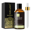 MAYJAM Vanilla Essential Oil for Diffuser and Aromatherapy, Skin Massage, Candle and Soap Making, 100ml