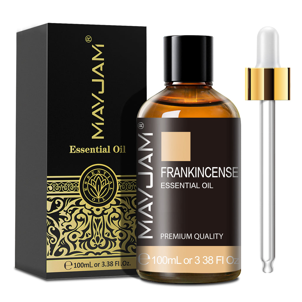 MAYJAM 3.38 fl.Oz Frankincense Essential Oils for Diffusers, Humidifier, 100% Pure Frankincense Oil for Skin Care, Massage, Home Care, Candle Making