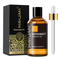 MAYJAM Bergamot Essential Oil for Diffuser and Aromatherapy, Skin Massage, Candle and Soap Making, 100ml