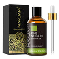 MAYJAM Pine Needles Essential Oil for Diffuser and Aromatherapy, Skin Massage, Candle and Soap Making, 100ml