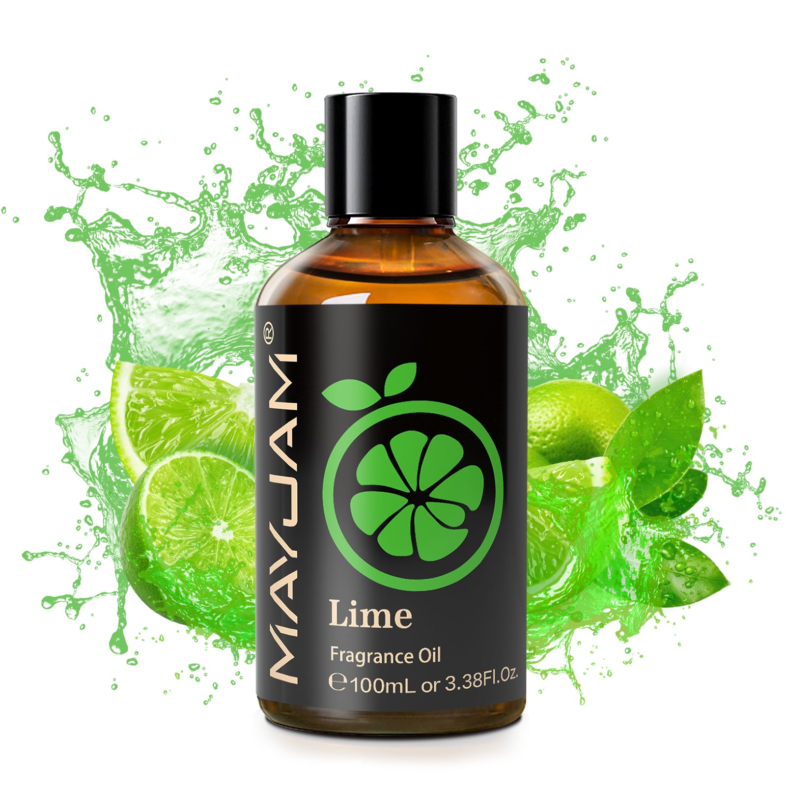 MAYJAM Lime Fragrance Oils Lime Scented Oil for Soap Making, Candle Making, Diffuser, 3.38 Fl Oz